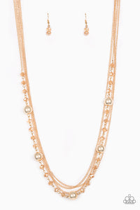 Paparazzi ~ High Standards ~ Gold Necklace Set
