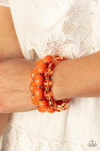 Load image into Gallery viewer, Paparazzi ~ Tropical Hideaway ~ Orange Necklace and Bracelet Set