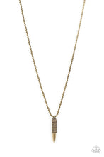 Load image into Gallery viewer, Paparazzi ~ Highland Hunter ~  Men&#39;s Brass Urban Necklace