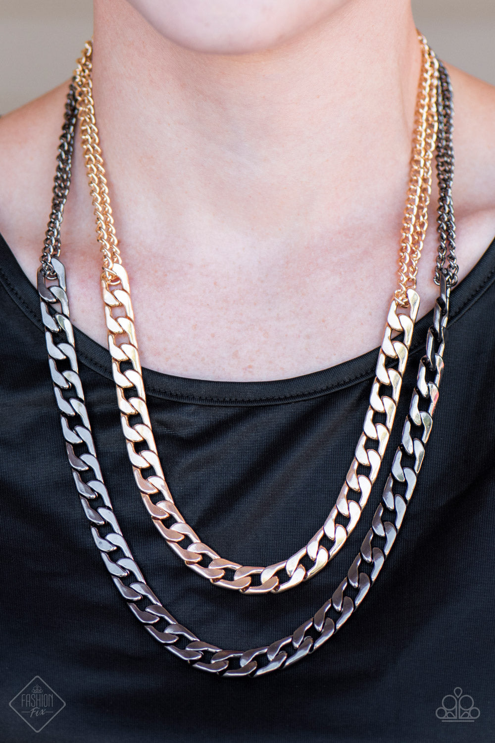 Paparazzi ~ Hit Em Up ~ Multi Necklace Set (Fashion Fix Exclusive)
