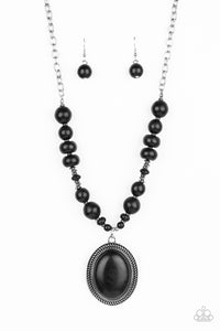 Paparazzi ~ Home Sweet HOMESTEAD ~ Black Necklace Set