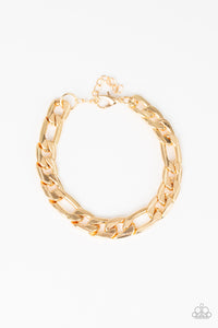 Paparazzi ~ Home Team ~ Men's Gold Urban Bracelet