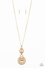 Load image into Gallery viewer, Paparazzi ~ Hook, VINE, and Sinker ~ Gold Necklace Set
