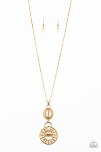Paparazzi ~ Hook, VINE, and Sinker ~ Gold Necklace Set