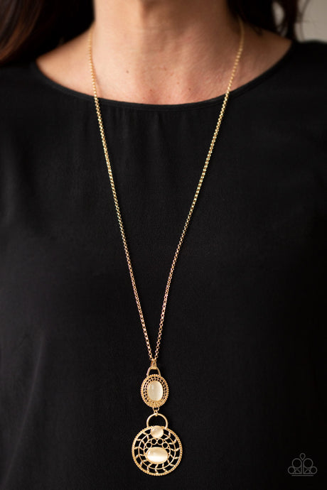 Paparazzi ~ Hook, VINE, and Sinker ~ Gold Necklace Set