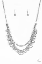 Load image into Gallery viewer, Paparazzi ~ Hoppin Hearts ~ Silver Necklace Set