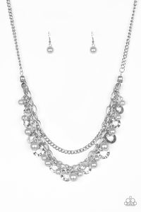 Paparazzi ~ Hoppin Hearts ~ Silver Necklace Set