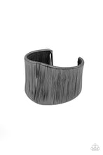Load image into Gallery viewer, Paparazzi ~ Hot Wired Wonder ~ Black/Gunmetal Cuff Bracelet