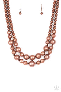 Paparazzi ~ I Double Dare You ~ Copper Beaded Necklace Set