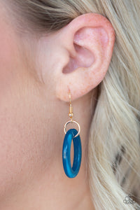 Paparazzi ~ I Have A HAUTE Date ~ Blue Acrylic Necklace Set