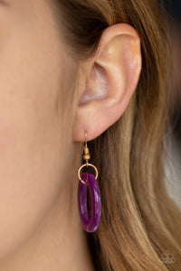 Paparazzi ~ I Have A HAUTE Date ~ Purple Acrylic Necklace Set