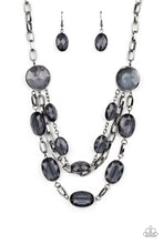 Load image into Gallery viewer, Paparazzi ~ I Need a GLOW-cation ~ Black Necklace  Set