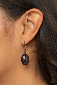 Paparazzi ~ I Need a GLOW-cation ~ Black Necklace  Set