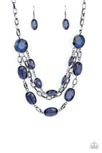 Load image into Gallery viewer, Paparazzi ~ I Need a GLOW-cation ~ Blue Necklace Set