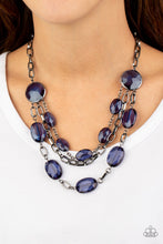 Load image into Gallery viewer, Paparazzi ~ I Need a GLOW-cation ~ Blue Necklace Set