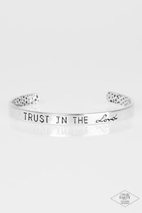 Paparazzi - I Put My Trust in You - Silver Inspirational Bracelet - Klassy Jewelz Boutique