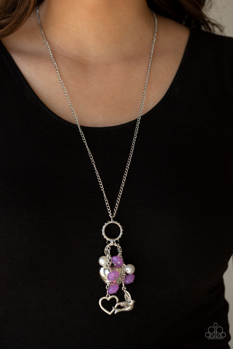 Paparazzi ~ I Will Fly ~ Purple Necklace Set