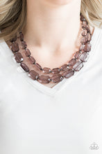 Load image into Gallery viewer, Paparazzi ~ Ice Bank ~ Black Necklace Set