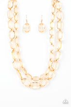Load image into Gallery viewer, Paparazzi ~ Ice Bank ~ Gold Necklace Set