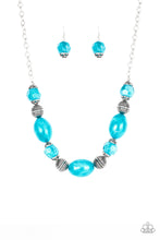 Load image into Gallery viewer, Paparazzi ~ Ice Melt ~ Blue Necklace Set