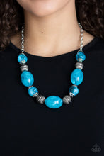 Load image into Gallery viewer, Paparazzi ~ Ice Melt ~ Blue Necklace Set