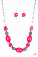 Load image into Gallery viewer, Paparazzi ~ Ice Melt ~ Pink Necklace Set