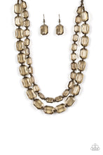 Load image into Gallery viewer, Paparazzi ~ Ice Bank ~ Gold Necklace Set