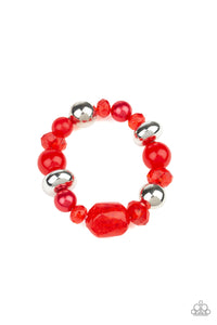 Paparazzi - Ice Ice Breaker - Brown Bead Bracelet - Klassy Jewelz Boutique