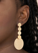 Load image into Gallery viewer, Paparazzi ~ Idolized Illumination ~ Gold Post Earrings