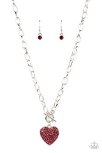 Load image into Gallery viewer, Paparazzi ~ If You LUST ~ Red Necklace Set