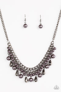 Paparazzi ~ Imperial Idol ~ Black Necklace Set