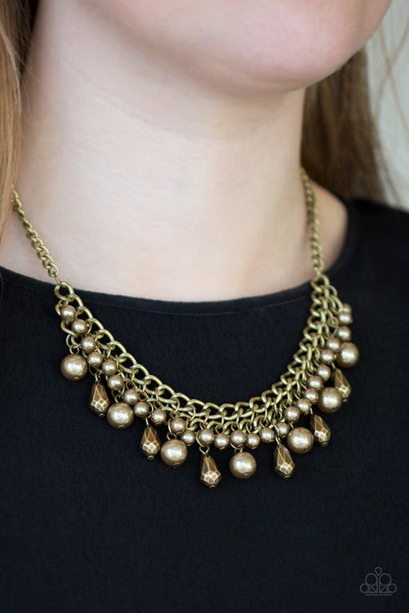 Paparazzi ~ Imperial Idol ~ Brass Necklace Set