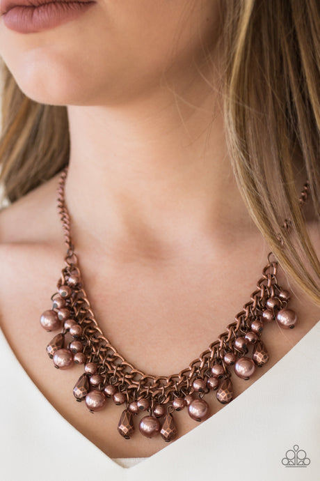 Paparazzi ~ Imperial Idol ~ Copper Necklace Set