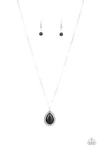 Paparazzi ~ In GLOW Spirits ~ Black Necklace Set