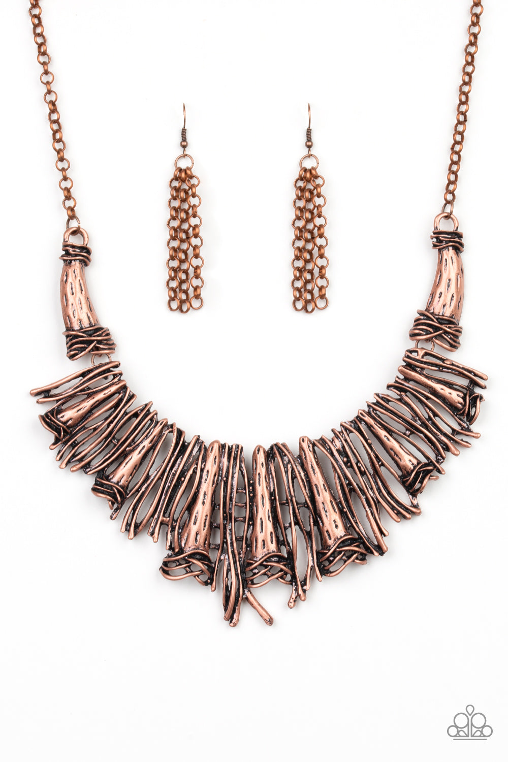 Paparazzi ~ In The MANE-stream ~ Copper Necklace Set