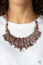 Load image into Gallery viewer, Paparazzi ~ In The MANE-stream ~ Copper Necklace Set