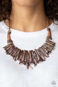 Paparazzi ~ In The MANE-stream ~ Copper Necklace Set