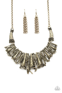 Paparazzi ~ In The MANE-stream ~ Brass Necklace Set