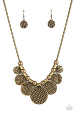 Load image into Gallery viewer, Paparazzi ~ Indigenously Urban ~ Brass Necklace Set