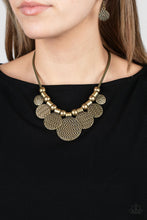 Load image into Gallery viewer, Paparazzi ~ Indigenously Urban ~ Brass Necklace Set