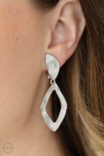 Load image into Gallery viewer, Paparazzi ~ Industrial Gallery ~ Silver Clip-On Earrings