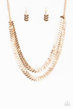 Load image into Gallery viewer, Paparazzi ~ Industrial Illumination ~ Gold Necklace Set