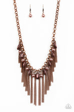 Load image into Gallery viewer, Paparazzi ~ Industrial Intensity ~ Copper Necklace Set