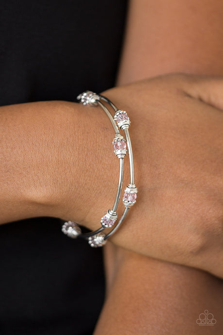 Paparazzi ~ Into Infinity ~ Pink Infinity Wrap Style Bracelet
