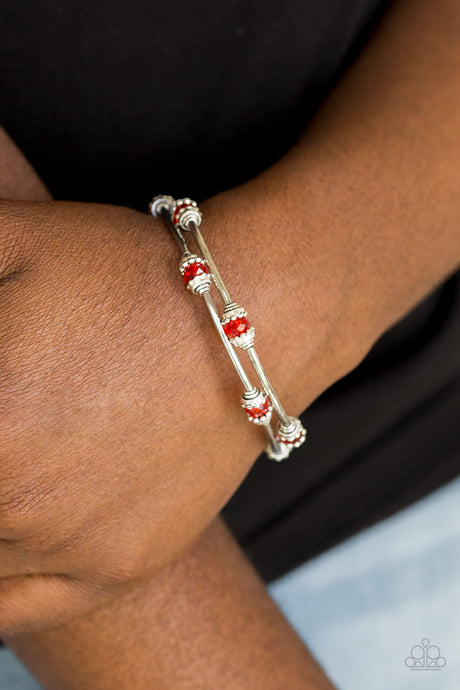 Paparazzi ~ Into Infinity ~ Red Infinity Wrap Bracelet