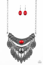 Load image into Gallery viewer, Paparazzi ~ Island Queen ~ Red Necklace Set