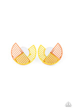 Load image into Gallery viewer, Paparazzi ~ It’s Just an Expression ~ Yellow Post Earrings