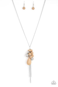 Paparazzi ~ It's A Celebration ~ Brown Necklace Set