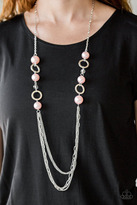 Paparazzi ~ Its About SHOWTIME! ~ Pink Necklace Set