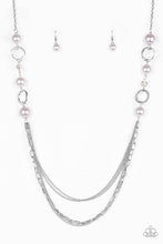 Load image into Gallery viewer, Paparazzi ~ Its About SHOWTIME! ~ Silver Necklace Set